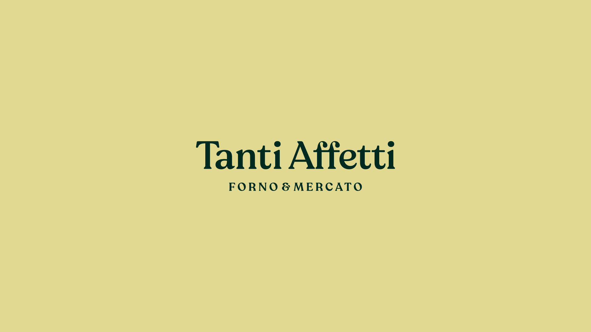 Tanti Affetti Branding and Collaterals - Ave Design